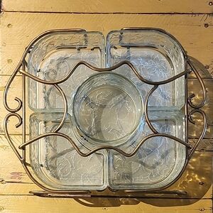 Fantasia Princess House Chip And Dip Set With Caddy